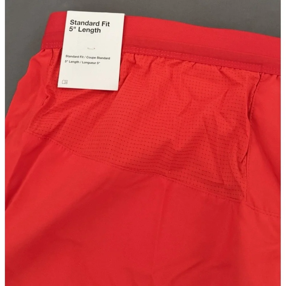 Nike Running Shorts Mens Size XXL Red Black Lined Standard Fit CJ5467-657 NEW